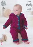 Baby Set in King Cole Comfort Chunky (4558)