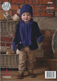 Cape, Scarf, Hat and Mittens in King Cole Fashion Aran (4560)