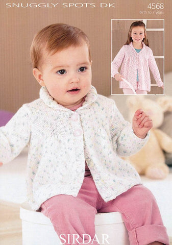 Jackets in Sirdar Snuggly Spots DK (4568)