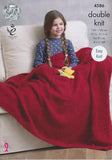 Blankets and Teddy in King Cole Embrace DK (4586)