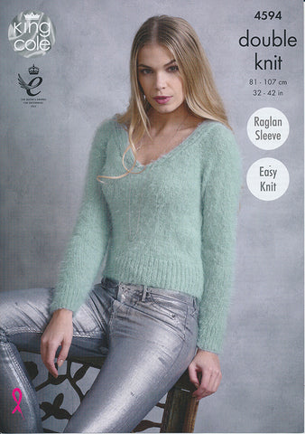Sweaters in King Cole Embrace DK (4594)