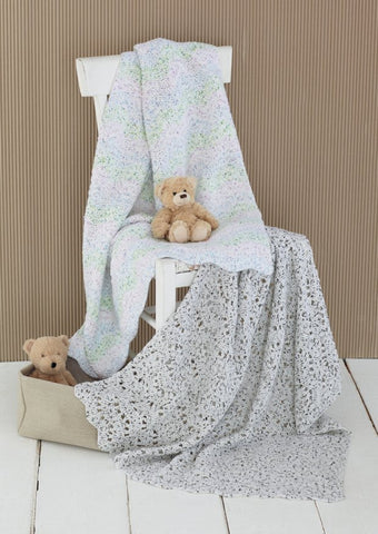 Crocheted Blankets in Snuggly Spots (4605)