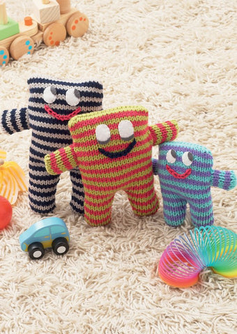 Stripey Toys in Hayfield Baby Chunky (4613)