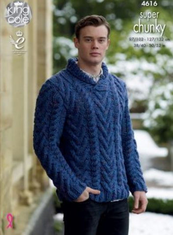 Sweaters in King Cole Super Chunky Twist - Big Value (4616)