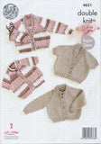 Cardigans in King Cole Comfort and Comfort Prints DK (4621)
