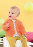 Babies and Girls Cardigans in Sirdar Snuggly Baby Bamboo DK (4626)