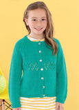 Babies and Girls Cardigans in Sirdar Snuggly Baby Bamboo DK (4626)