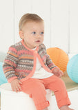 Babies and Girls Cardigans in Sirdar Snuggly Baby Crofter DK and Snuggly DK (4633)