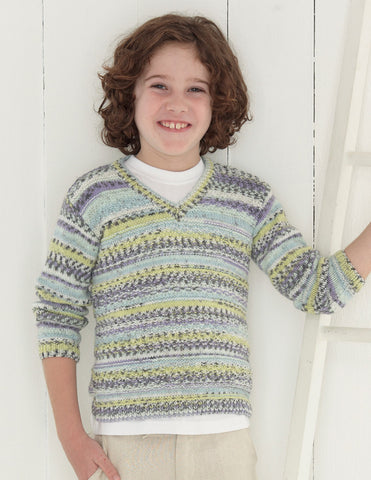 Babies and Boys Sweaters in Sirdar Snuggly Baby Crofter DK (4636)
