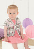 Babies and Girls Cardigans in Sirdar Snuggly Baby Crofter DK (4637)