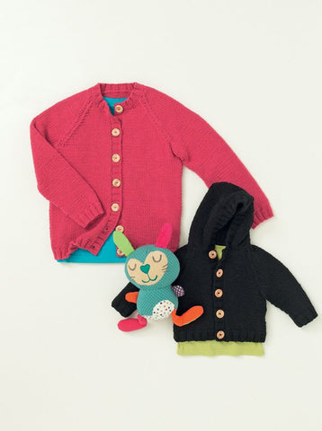 Babies and Childrens Cardigans in Hayfield Baby Aran (4644)