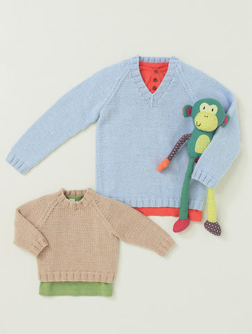 Babies and Childrens Sweaters in Hayfield Baby Aran (4645)