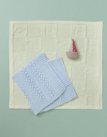 Baby Blankets in Hayfield Baby Aran (4646)