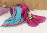 Blankets and Cushion Covers in Sirdar Snuggly Snowflake Chunky and Snuggly DK (4651)