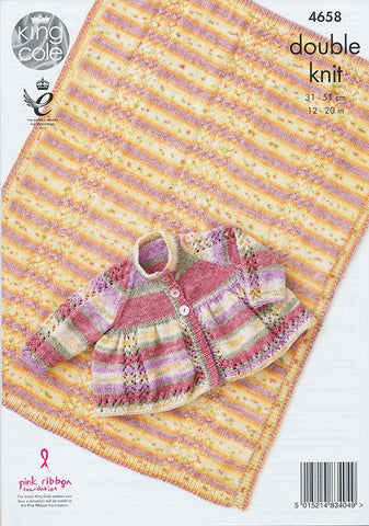 Jacket and Blanket in King Cole Splash DK (4658)