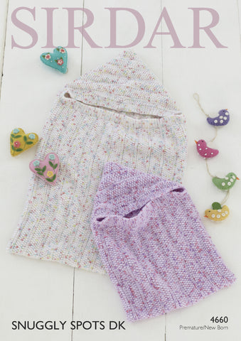 Baby Nest in Sirdar Snuggly Spots DK (4660)