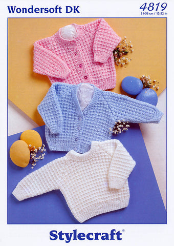 Cardigans & Sweater in Stylecraft Wondersoft DK (4819)