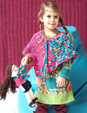 Campervan Blanket and Cushion In Wendy (5739)