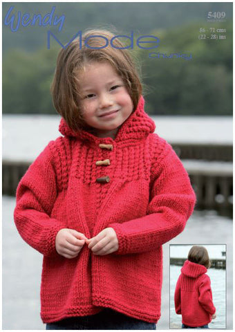 Hooded Jacket in Wendy Mode Chunky (5409) Digital Version