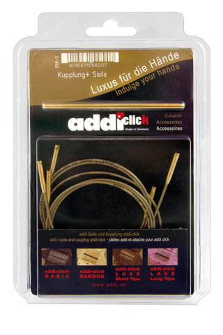 Addi-Click Accessories - 3 Cords and 1 Connector