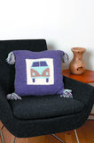 Campervan Blanket and Cushion In Wendy (5739)