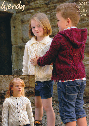 Child's Jacket in Wendy Aran (5744)