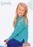 Child's Roll Neck Sweater in Wendy Supreme DK (5773w)
