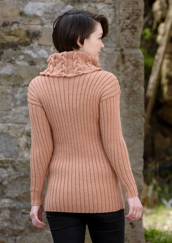 Cable, Rib Polo and Cowl Neck Sweaters in Wendy Merino DK  (5812) - Digital Version
