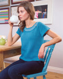 Boat Neck Tops in Wendy Supreme Luxury Cotton DK (5878)