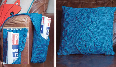 Cushion, Amrchair Tidy and Bucket Bag in Wendy Supreme Luxury Cotton Chunky (5889)