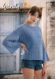 Boxy T-Shaped Sweater in Wendy Supreme Cotton Silk DK (5896)
