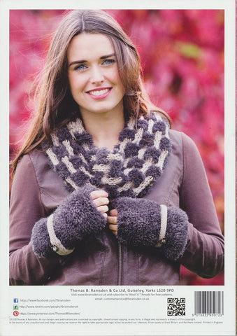 Cowl, Bag and Wrist Warmers in Wendy Eider Chunky and Mode Chunky (5972)