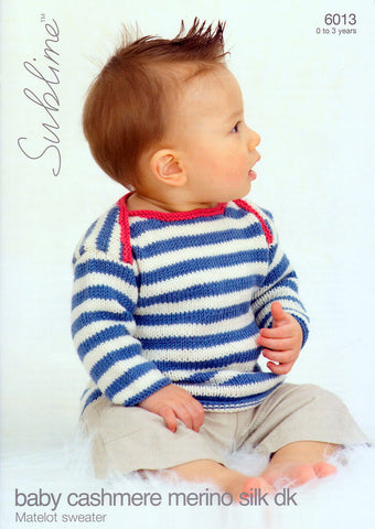 Matelot Sweater in Sublime Baby Cashmere Merino Silk DK (6013)