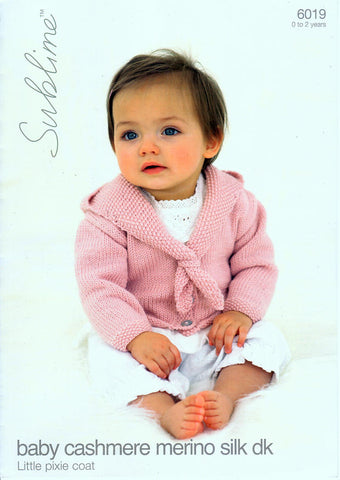 Little Pixie Coat in Sublime Baby Cashmere Merino Silk DK (6019)
