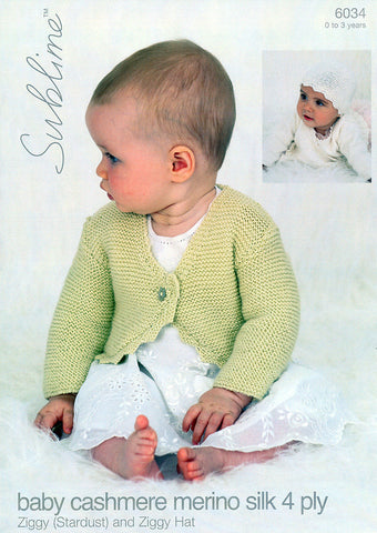 Ziggy (Stardust) and Ziggy Hat in Sublime Baby Cashmere Merino Silk 4 Ply (6034)