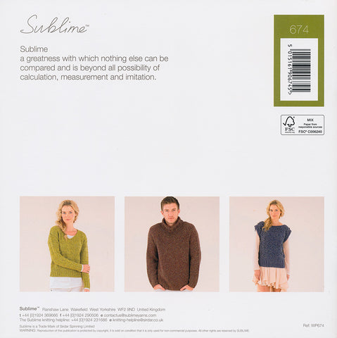 The Second Sublimely Cosy Luxurious Aran Tweed Book (674)