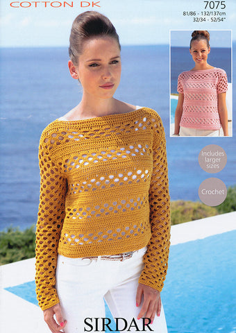 Sweaters in Sirdar Cotton DK (7075)