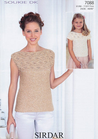 Tops in Sirdar Soukie Dk (7088)