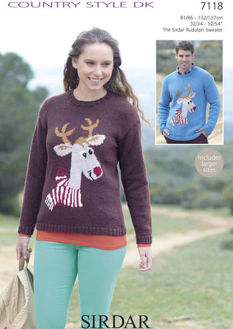 The Sirdar Rudolph Sweater in Sirdar Country Style DK (7118)