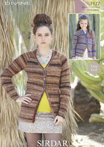 Womens Jacket in Sirdar Divine (7177)