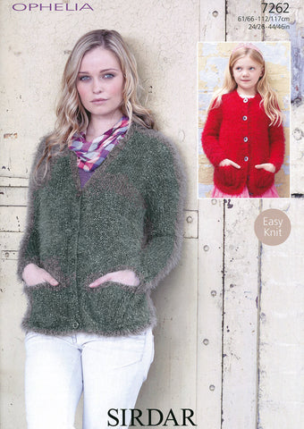 Cardigans in Sirdar Ophelia (7262)