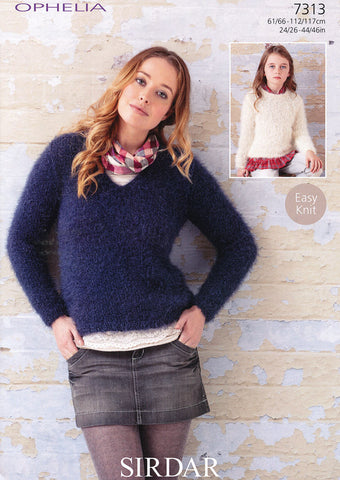 Sweaters in Sirdar Ophelia (7313)
