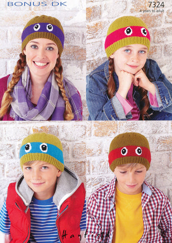Fun Hats In Hayfield Bonus DK (7324)
