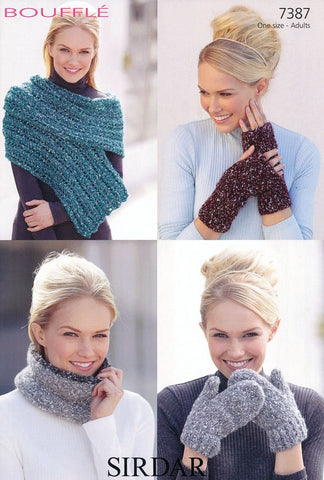 Accessories in Sirdar Bouffle (7387)