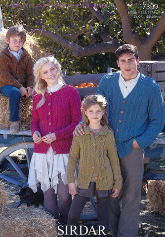 Cardigans in Sirdar Harrap Tweed DK (7399)