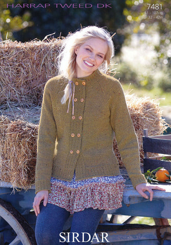 Jacket in Sirdar Harrap Tweed DK (7481)