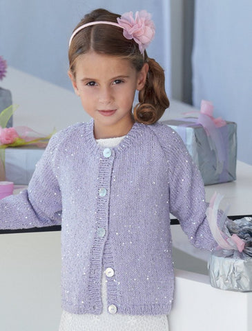 Womens and Girls Cardigans in Sirdar Soukie DK (7517)