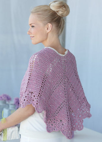 Wrap and Cape in Sirdar Soukie DK (7518)