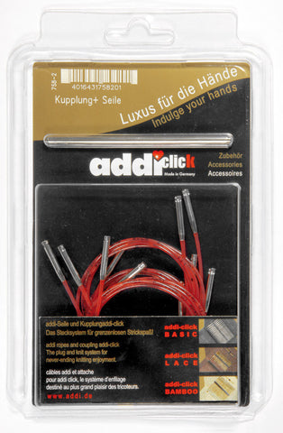 Addi-Click Lace Accessories - 5 Cords + 1 Con
