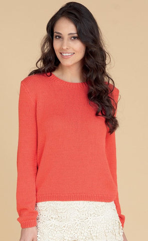 Womens Sweater in Hayfield Fiesta DK (7717)